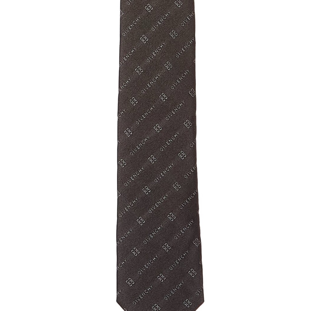 Never-worn Givenchy Grey Patterned Men's Tie